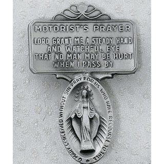 Miraculous Medal Visor Clip