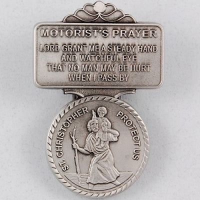 St Christopher Visor Clip