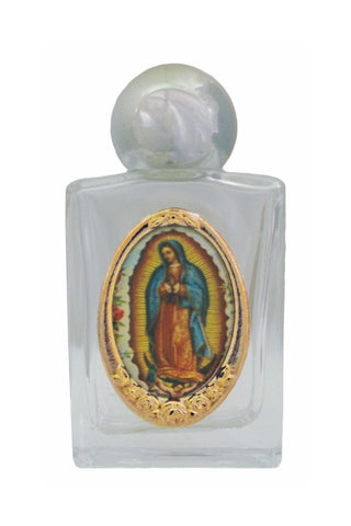 Our Lady of Guadalupe Holy Water Bottle 1.75x2.25"