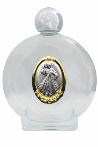 Divine Mercy Holy Water Bottle 3.25x4.5"