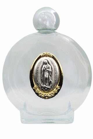 Our Lady of Guadalupe Holy Water Bottle 3.25x4.5"