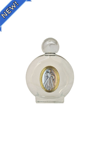 Divine Mercy Holy Water Bottle 3.25"