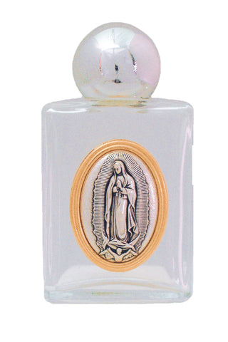 Our lady of Guadalupe Holy Water Bottle 1.75x3.25"