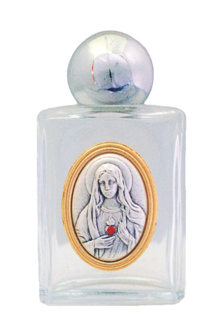 Immaculate Heart of Mary Holy Water Bottle 1.75x3.25"