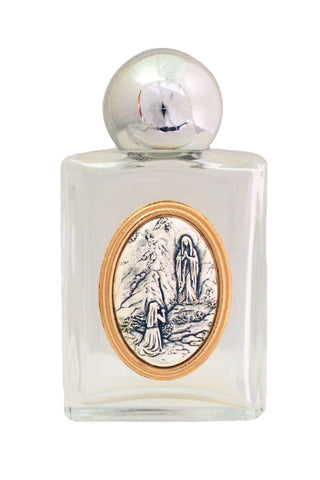 Our Lady of Lourdes Holy Water Bottle 1.75x3.25