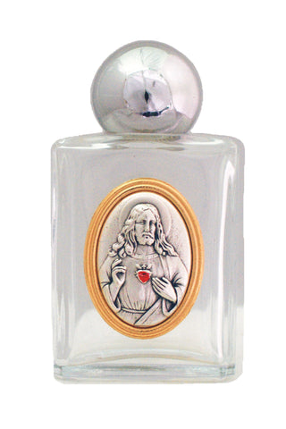 Sacred Heart of Jesus Holy Water Bottle 1.75x3.25