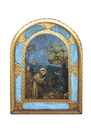 St. Francis Florentine Plaque 5.5x7.75"