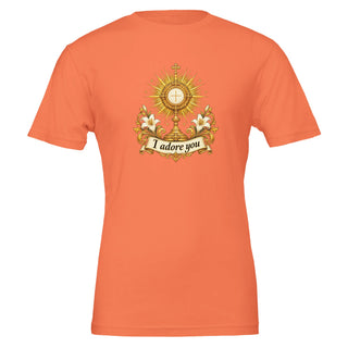 'I Adore You' Gold Monstrance T-Shirt - view 3