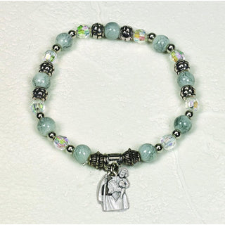 4-pack - Saint Christopher - Silhouette Charm Bracelet
