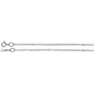 20-inch Cable Chain with Spring Ring - Sterling Silver