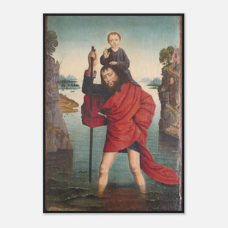 St. Christopher and the Christ Child Framed Print - view 6