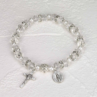 Italian Crystal Bracelet- Clear