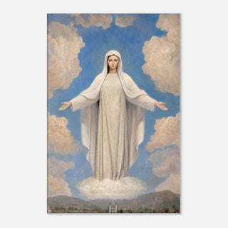 Our Lady in White with Open Arms Canvas Print - view 6