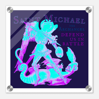 St. Michael the Archangel Acrylic Wall Plaque - view 2