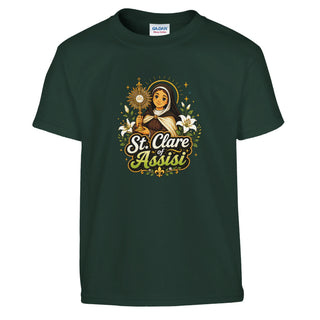St. Clare of Assisi Kids T-Shirt - view 10