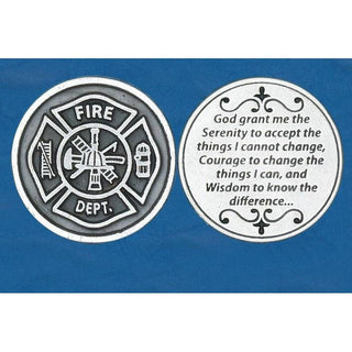 Bulk Christian Token - Serenity Prayer - Fire Dep't