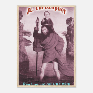 St. Christopher Prayer Framed Print - view 21