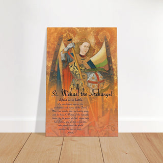 St. Michael the Archangel Prayer Canvas Print - view 7