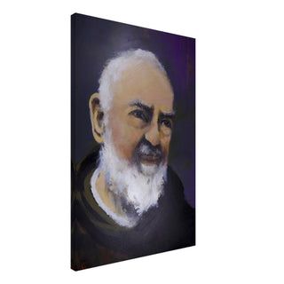 St. Padre Pio Portrait Canvas Print - view 2