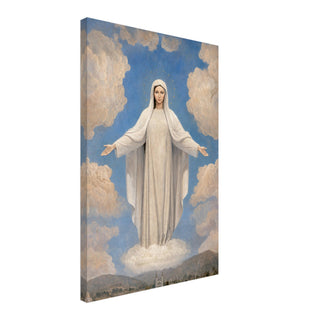 Our Lady in White with Open Arms Canvas Print - view 5