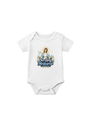 Our Lady of Medjugorje Baby Onesie