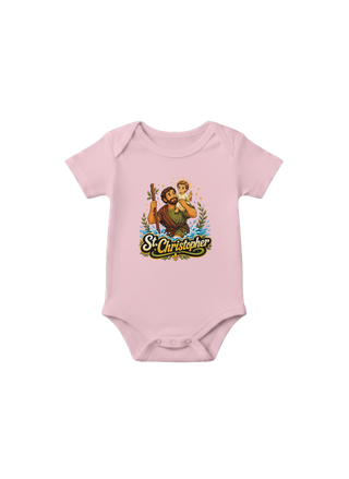 St. Christopher and Baby Jesus Baby Onesie - view 6