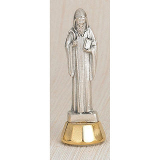 6-pack - St. Benedict Adhesive 3 inch Mini Statue