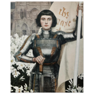 St. Joan of Arc by Albert Lynch Matte Poster - view 3