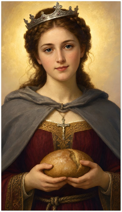 St. Elizabeth of Hungary Holy Cards