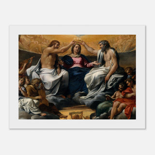 Baroque Coronation of the Virgin Framed Print - view 4