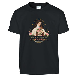 St. Thérèse 'My Vocation Is Love' Kids T-Shirt - view 5