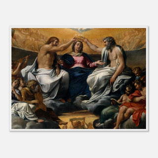 Baroque Coronation of the Virgin Framed Print - view 5