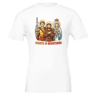 Mary, St. Francis and St. Michael T-Shirt - view 7