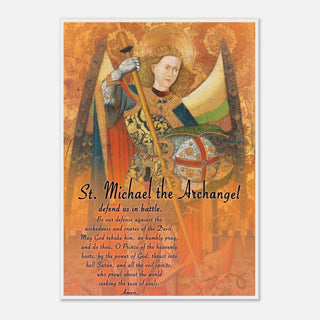 St. Michael the Archangel Prayer Framed Print - view 10