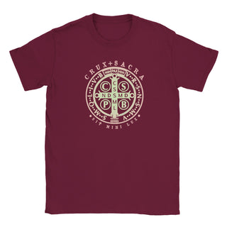 St. Benedict Medal Gradient T-Shirt - view 4