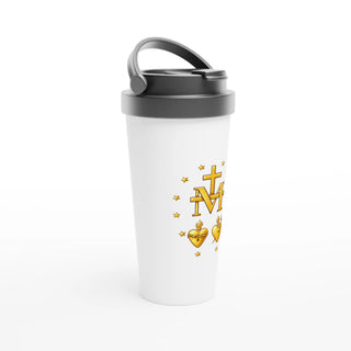 Miraculous Medal Golden Hearts Travel Mug - view 2