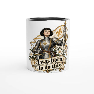 St. Joan of Arc 'Born to Do This' 11 oz Color Mug - view 5