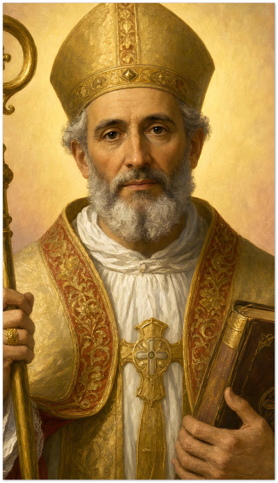 St. Venerius of Milan Holy Cards