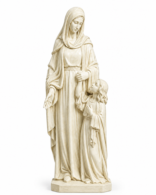 St. Anne and Child Statue - 59-inch