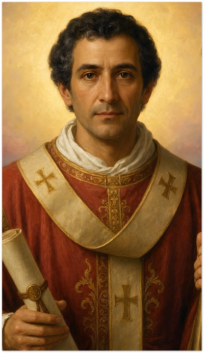 St. Lucius I Holy Cards
