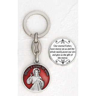 6-pack - Divine Mercy Enamel Keyring