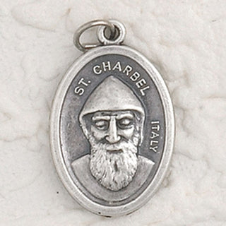 25-Pack - St Charbel Oxidized Pendant