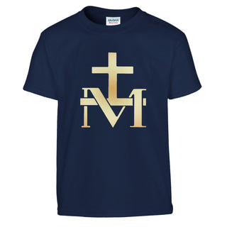 Miraculous Medal 'M' and Cross Kids T-Shirt - view 10