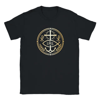Chi Rho and Anchor Laurel Emblem T-Shirt