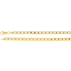 18-inch Anchor Chain with Lobster Clasp - 14K Yellow Gold