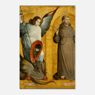 St. Michael and St. Francis Canvas Print - view 6