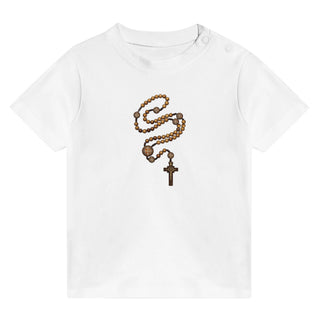 Wooden Rosary Baby T-Shirt - view 4