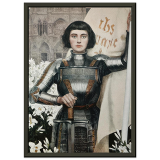 St. Joan of Arc by Albert Lynch Metal Framed Poster - view 5