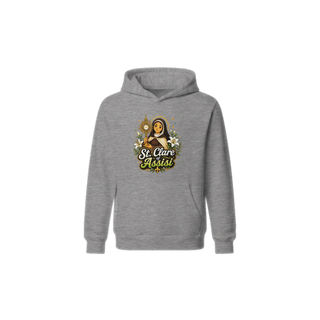 St. Clare of Assisi Kids Pullover Hoodie - view 6