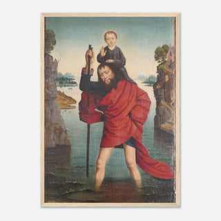 St. Christopher and the Christ Child Framed Print - view 21